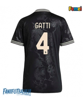Juventus Federico Gatti #4 Tricou Fotbal Replică 2025-26 Femei Treilea